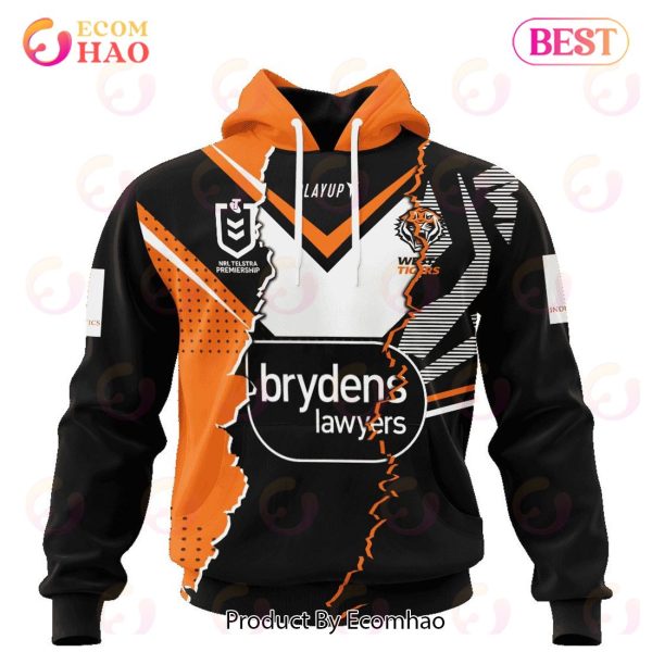 NRL Wests Tigers Special Mix Jersey T-Shirt