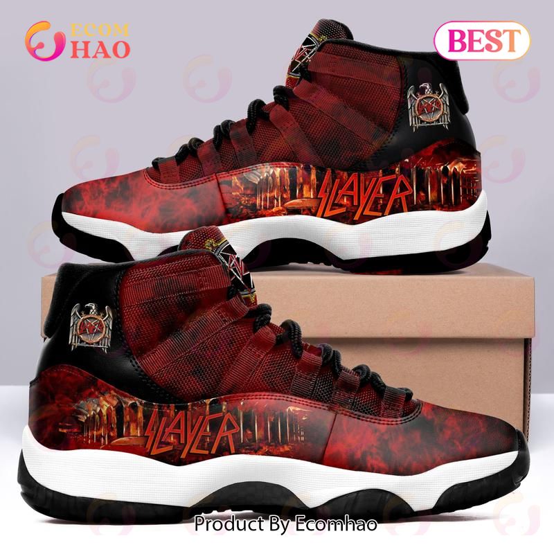 Slayer Aj11 Sneaker Gift For Slayer Air Jordan 11 Gift For Fan Luxury Outfit For Men And Women Trending 2023