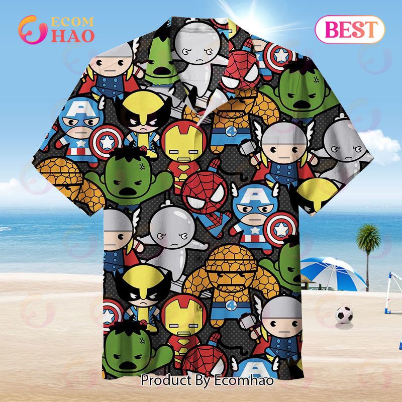 Super Hero Unisex Hawaiian Shirt