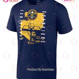 Denver Nuggets Conference Champions Free Throw Graphic T-Shirt
