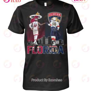 Miami Heat Butler And Florida Tkachuk Florida Sport Teams T-Shirt