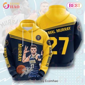 Murray #27 Denver Nuggets NBA 3D Hoodie Gift For Fan