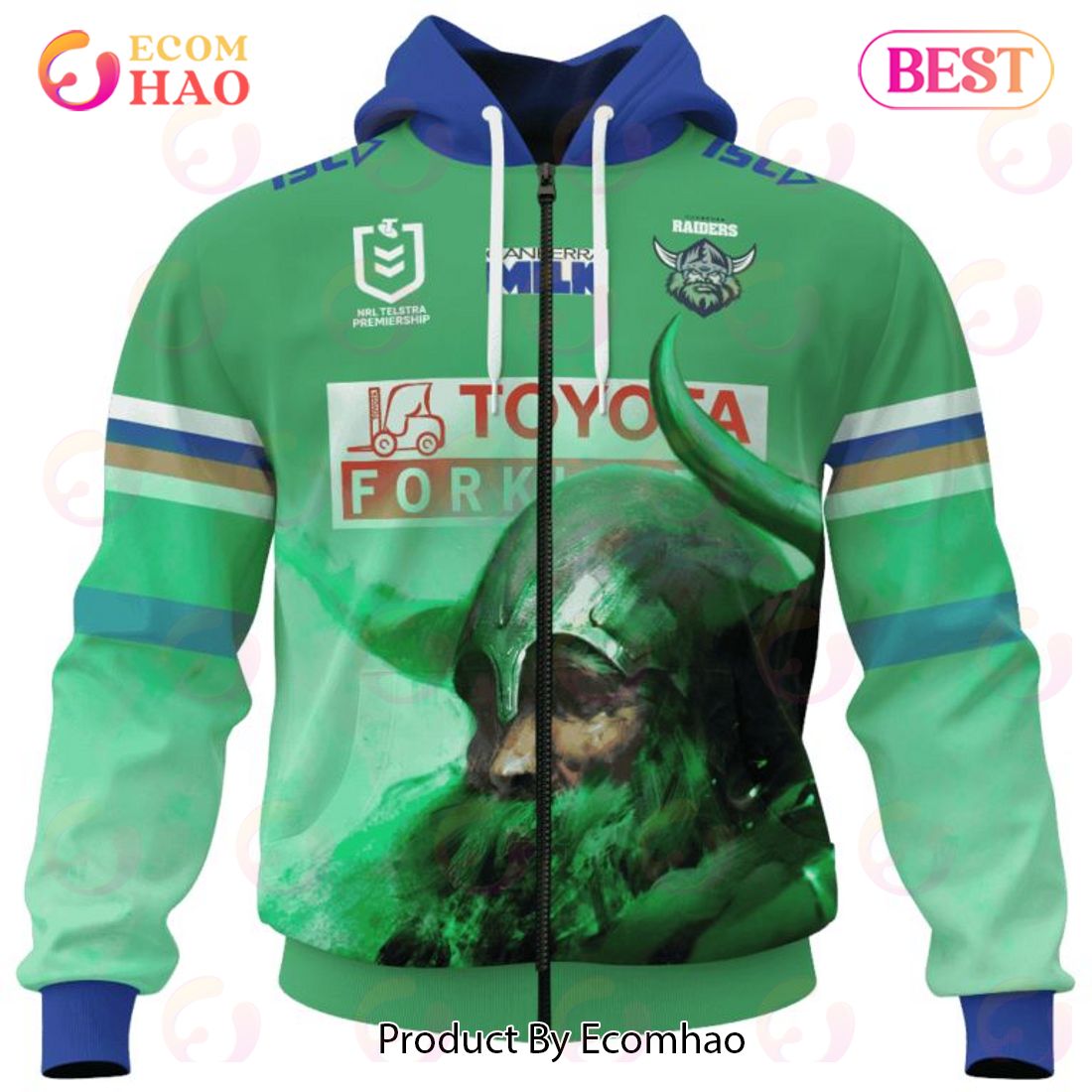 NRL Canberra Raiders Special Design With Team’s Signature 3D Hoodie