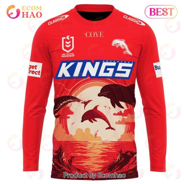 NRL Dolphins Special Design With Team’s Signature 3D Hoodie