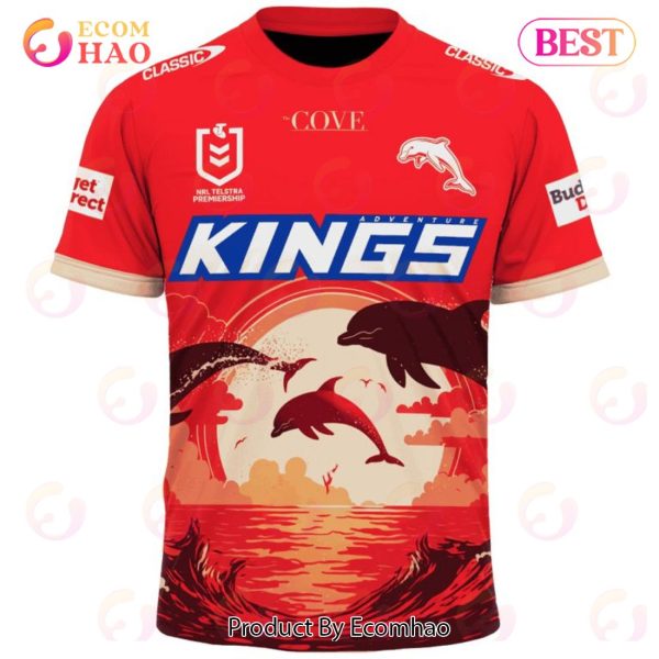 NRL Dolphins Special Design With Team’s Signature 3D Hoodie