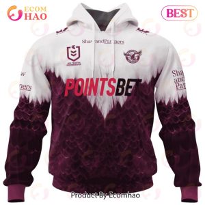 NRL Manly Warringah Sea Eagles Special Design With Team’s Signature 3D Hoodie