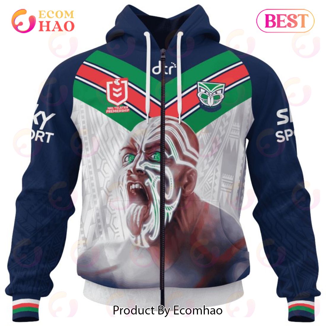 NRL New Zealand Warriors Special Design With Team’s Signature 3D Hoodie