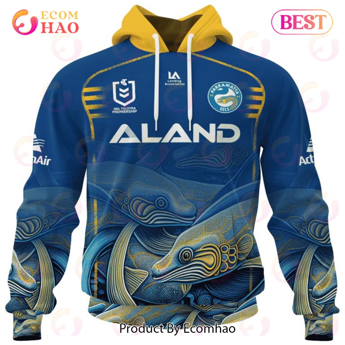 NRL Parramatta Eels Special Design With Team’s Signature 3D Hoodie