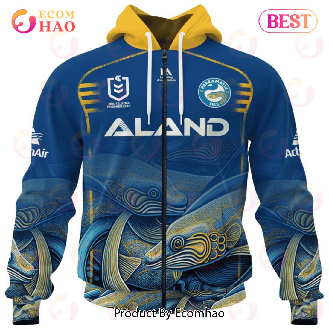 NRL Parramatta Eels Special Design With Team’s Signature 3D Hoodie