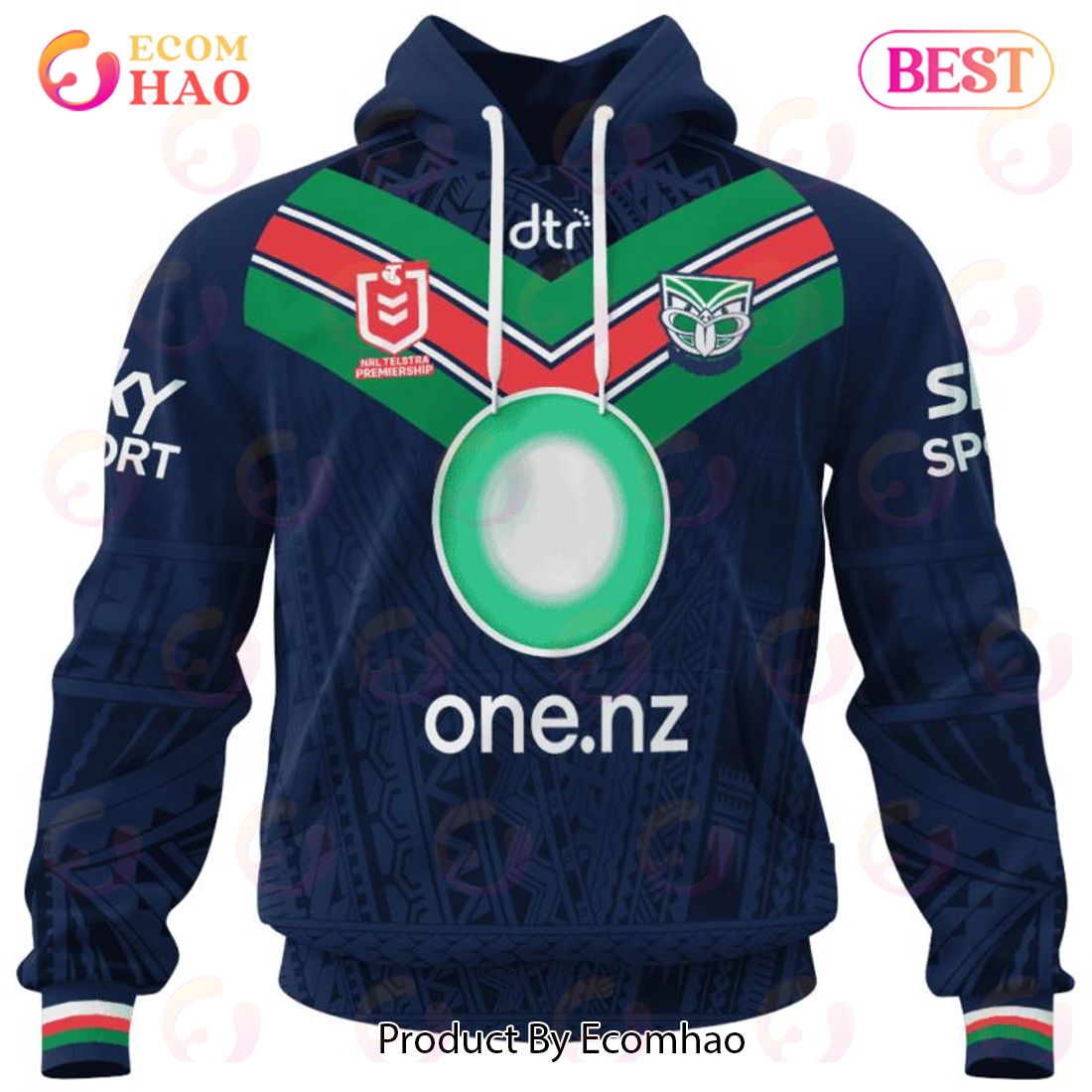 Personalized NRL New Zealand Warriors Special Design With Team’s Signature 3D Hoodie