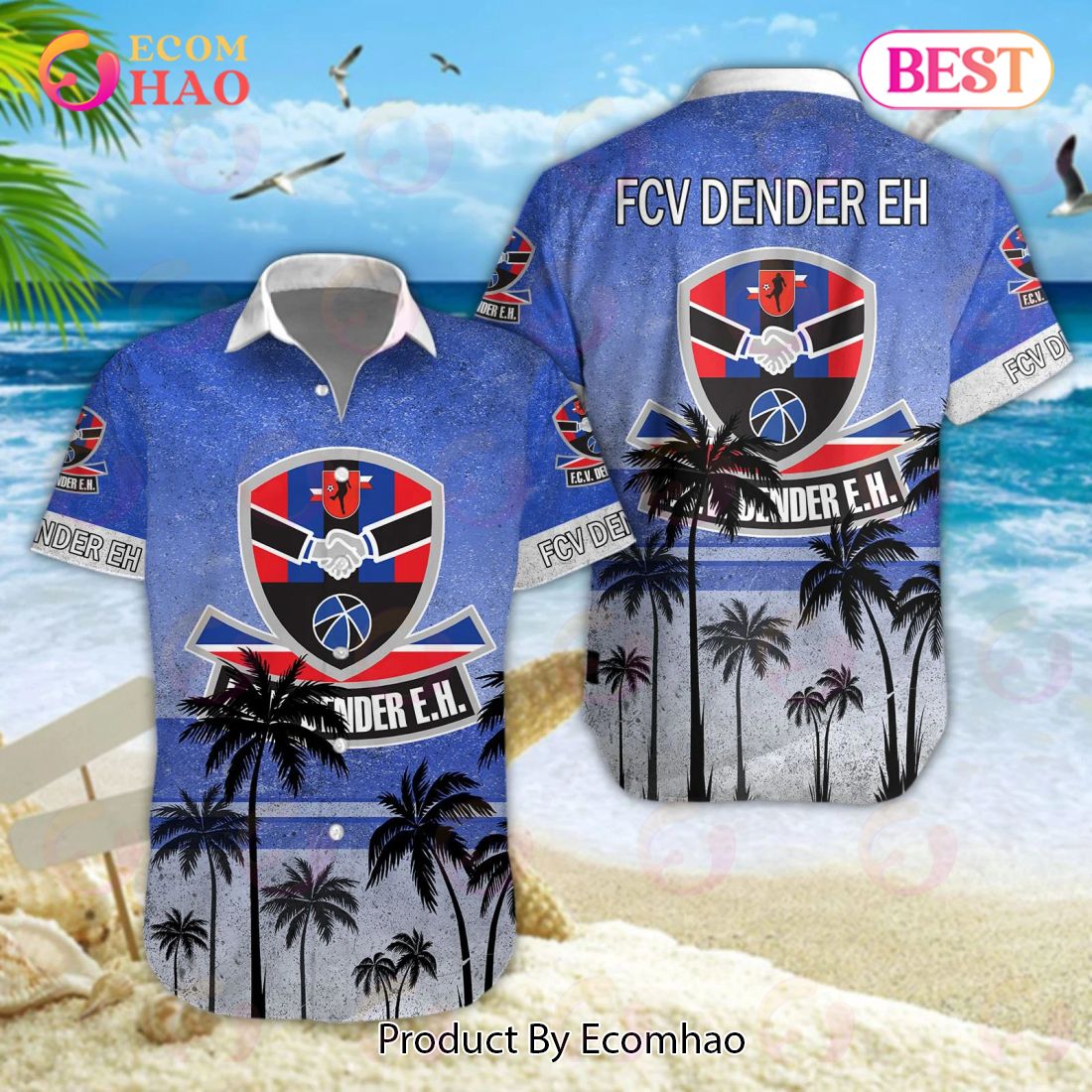 Beerschot VA Pro League Hawaiian Shirt