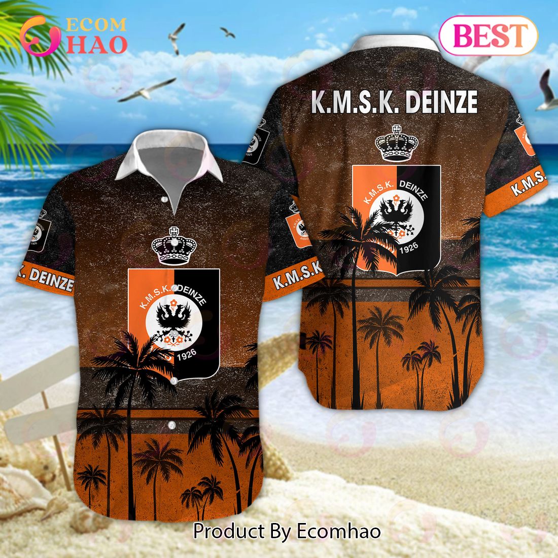 K.M.S.K. Deinze Pro League Hawaiian Shirt