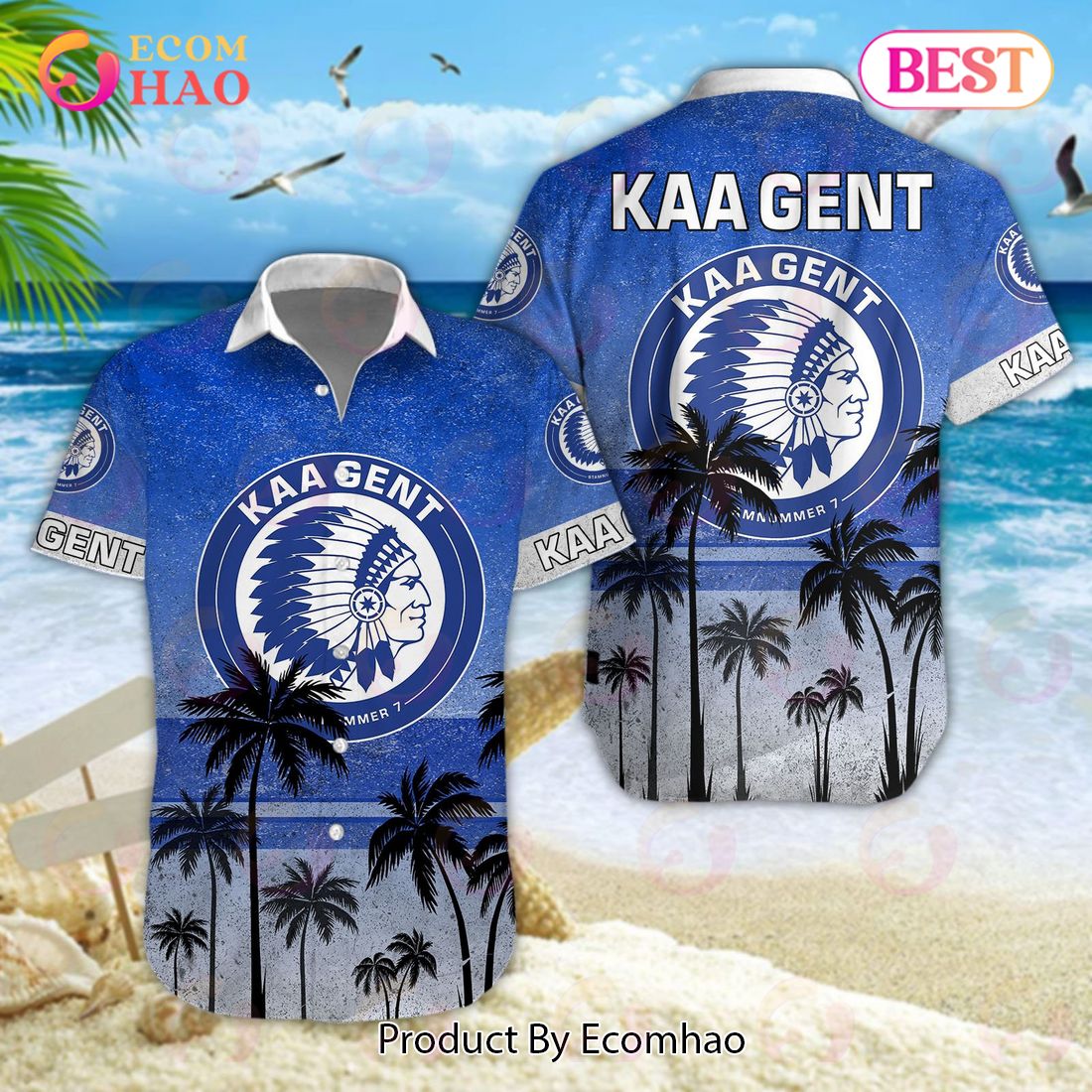 KAA Gent Pro League Hawaiian Shirt