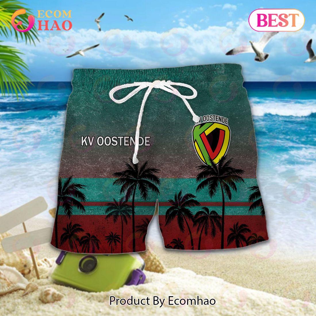 KV Oostende Pro League Hawaiian Shirt