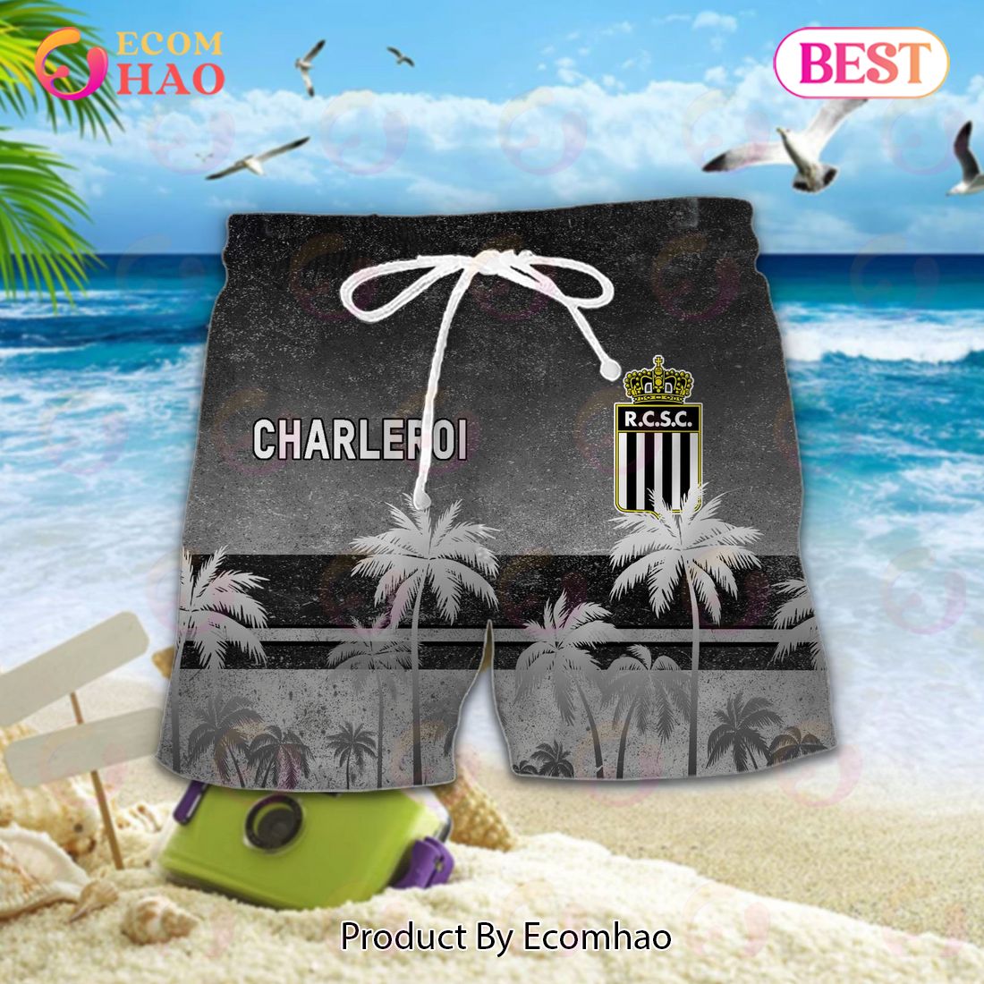 R. Charleroi S.C Pro League Hawaiian Shirt