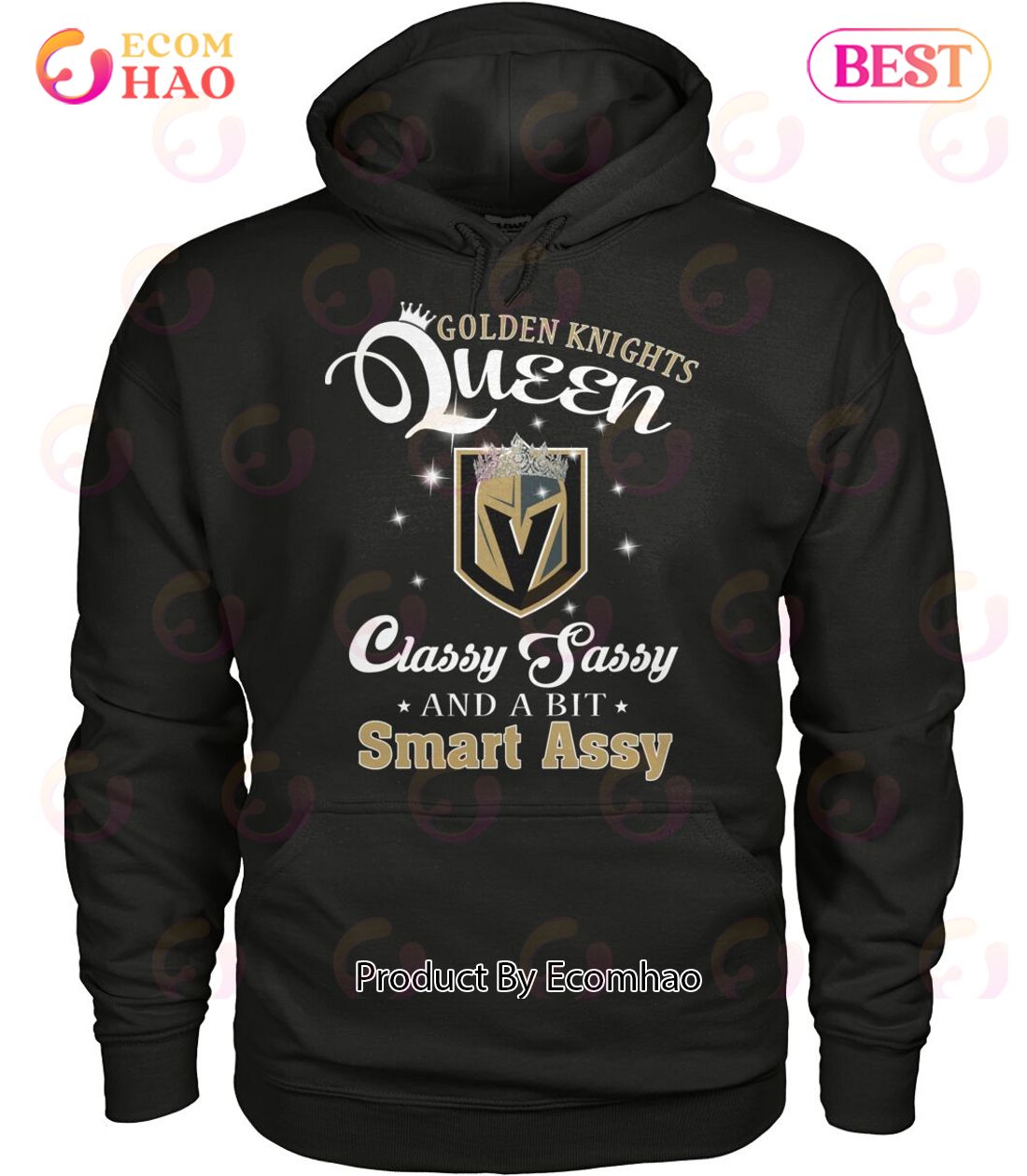 Golden Knights Queen Classy Sassy And A Bit Smart Assy T-Shirt