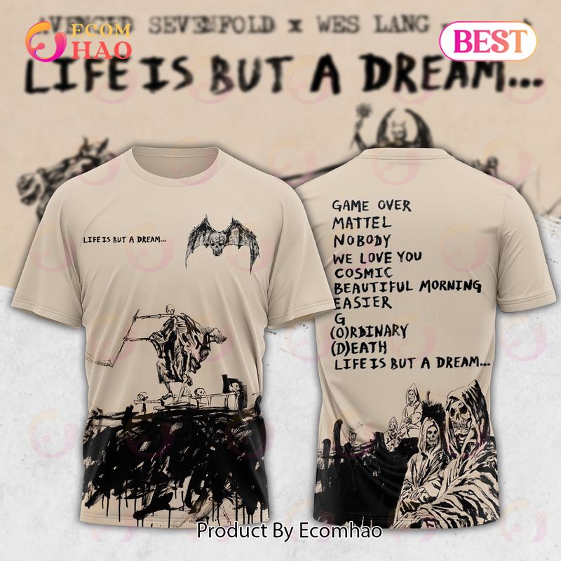 Avenged Sevenfold Life Is but a Dream Tour Shirt