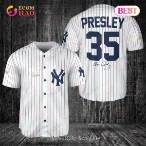 Elvis Presley New York Yankees Baseball Jersey