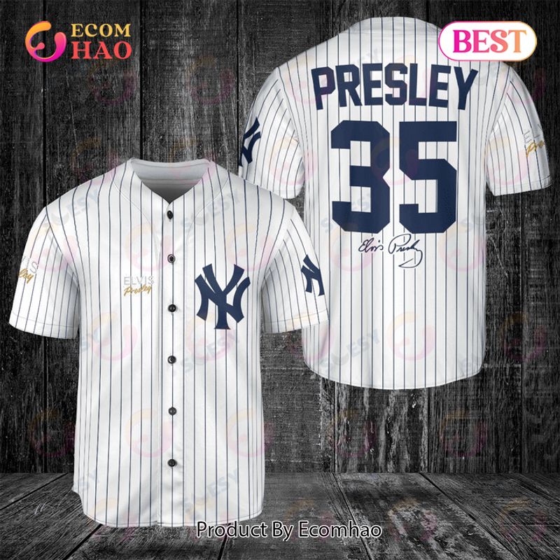 St. Louis Cardinals Elvis Presley Baseball Jersey – Red