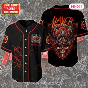 Personalized Slayer Baseball Jersey Shirt 3D