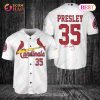 St. Louis Cardinals Elvis Presley Baseball Jersey – Red