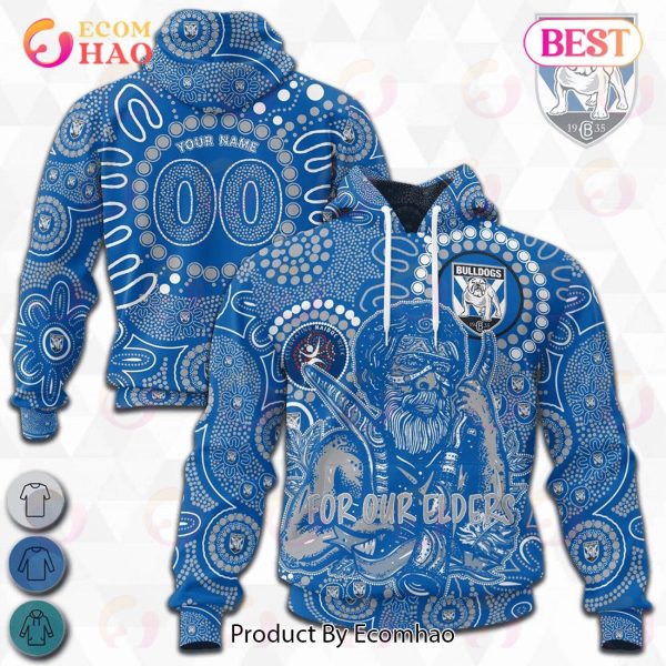 NRL Canterbury-Bankstown Bulldogs Special NAIDOC Week Man Design 3D Hoodie