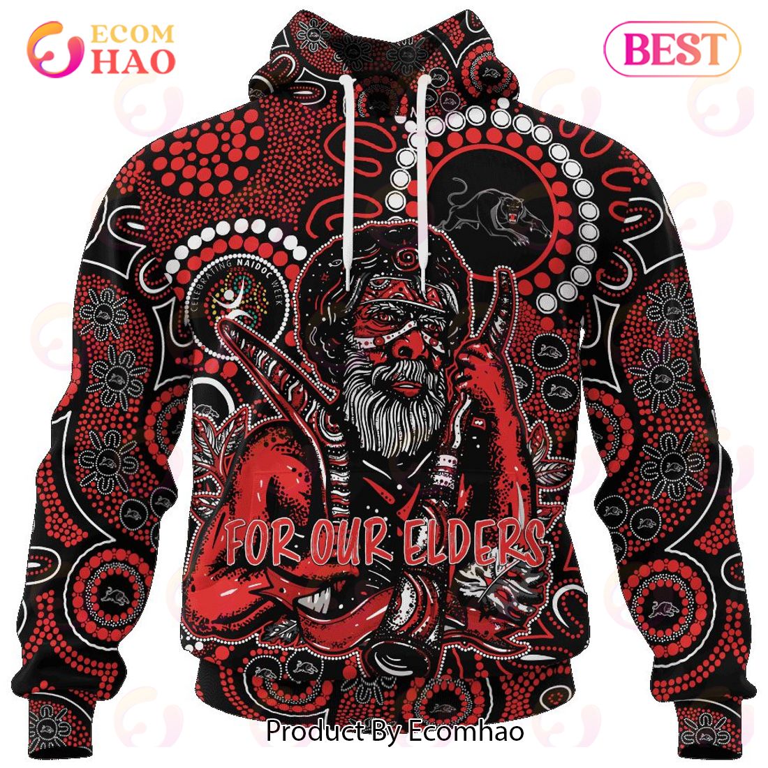 NRL Gold Coast Titans Special NAIDOC Week Man Design 3D Hoodie