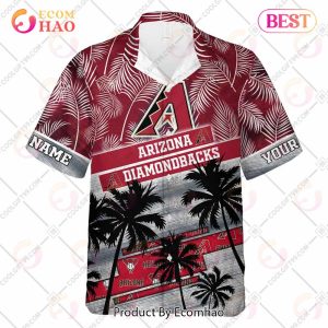 Personalized MLB Arizona Diamondbacks Palm Tree Hawaii Shirt