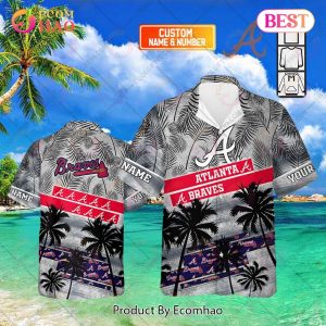 Personalized MLB Atlanta Braves Palm Tree Hawaii Shirt