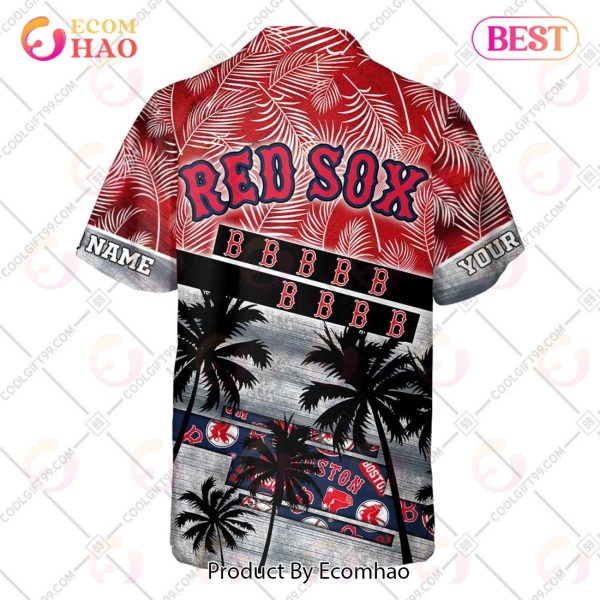 Personalized MLB Boston Red Sox Palm Tree Hawaii Shirt