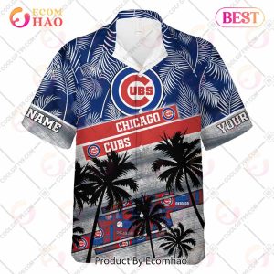 Personalized MLB Chicago Cubs Palm Tree Hawaii Shirt