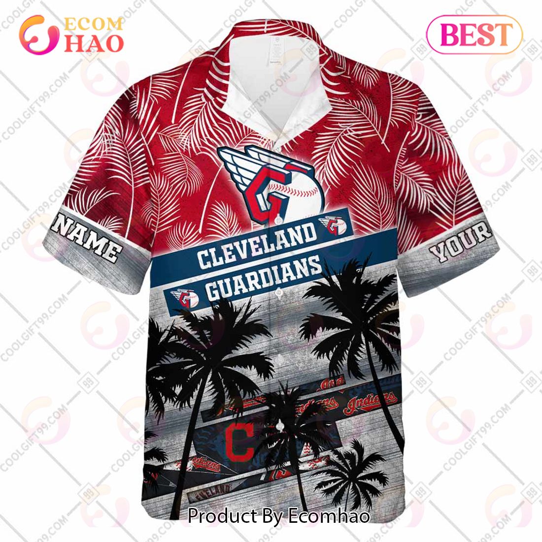 The best selling] Cleveland Indians MLB Summer Full Print Unisex Hawaiian  Shirt