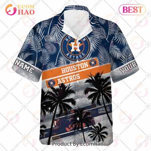 Personalized MLB Houston Astros Palm Tree Hawaii Shirt