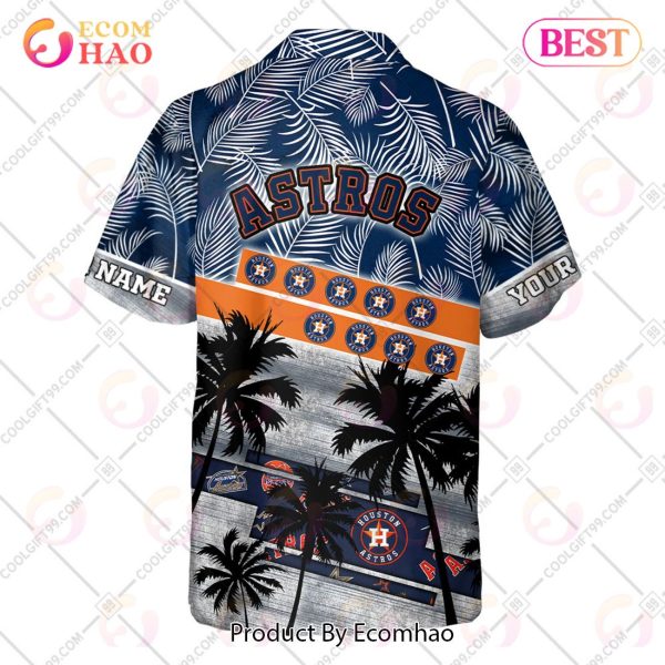 Personalized MLB Houston Astros Palm Tree Hawaii Shirt