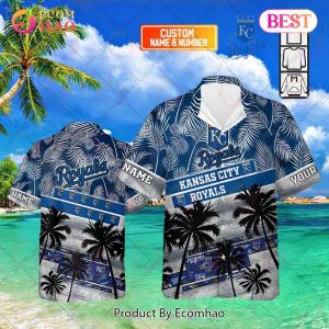 Personalized MLB Kansas City Royals Palm Tree Hawaii Shirt