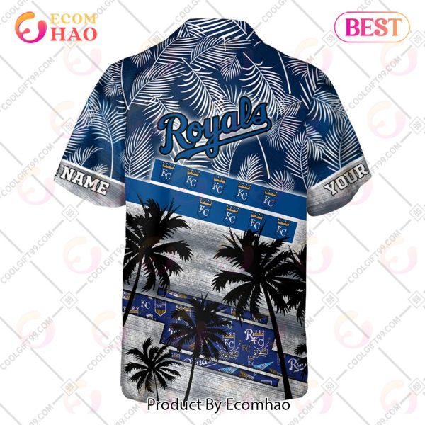 Personalized MLB Kansas City Royals Palm Tree Hawaii Shirt