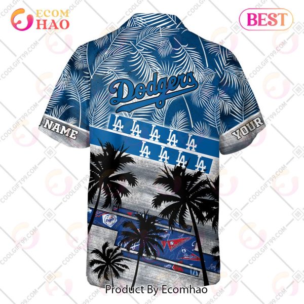 Personalized MLB Los Angeles Dodgers Palm Tree Hawaii Shirt