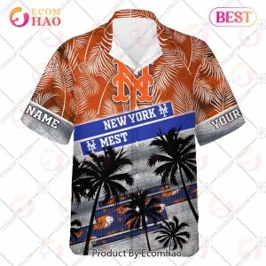 Personalized MLB New York Mets Palm Tree Hawaii Shirt