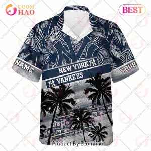 Personalized MLB New York Yankees Palm Tree Hawaii Shirt