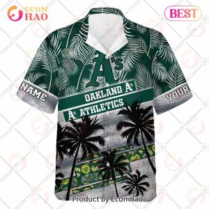 Personalized MLB Oakland Athletics Palm Tree Hawaii Shirt