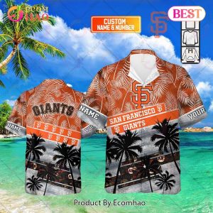 Personalized MLB San Francisco Giants Palm Tree Hawaii Shirt
