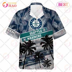 Personalized MLB Seattle Mariners Palm Tree Hawaii Shirt