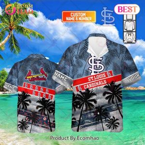 St. Louis Cardinals MLB Hawaiian Shirt Coconut AOP Custom Name New