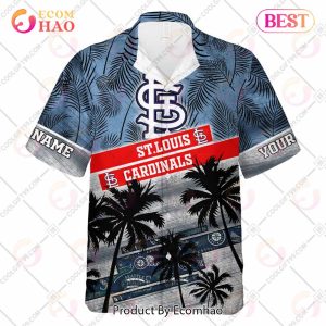 Personalized MLB St. Louis Cardinals Palm Tree Hawaii Shirt