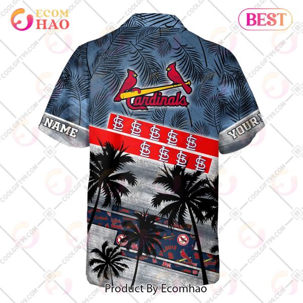 Personalized MLB St. Louis Cardinals Palm Tree Hawaii Shirt