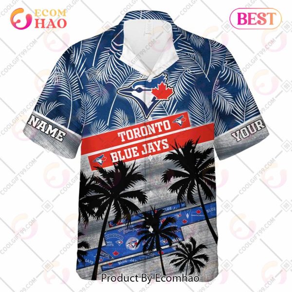 Personalized MLB Toronto Blue Jays Palm Tree Hawaii Shirt