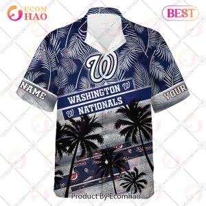 Personalized MLB Washington Nationals Palm Tree Hawaii Shirt