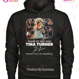 66 Years Of 1957 – 2023 Tina Turner Thanks For The Memories T-Shirt