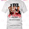 83 Years Of 1939 – 2023 Tina Turner Thank You For The Memories T-Shirt