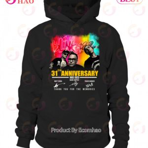 Blink 182 31th Anniversary 1992 – 2023 Thank You For The Memories T-Shirt